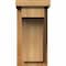Ekena Millwork Huntington Rough Sawn Corbel w/Backplate, Western Red Cedar, 6"W x 8"D x 12"H COR06X08X12HUN01RWR - alternate 4